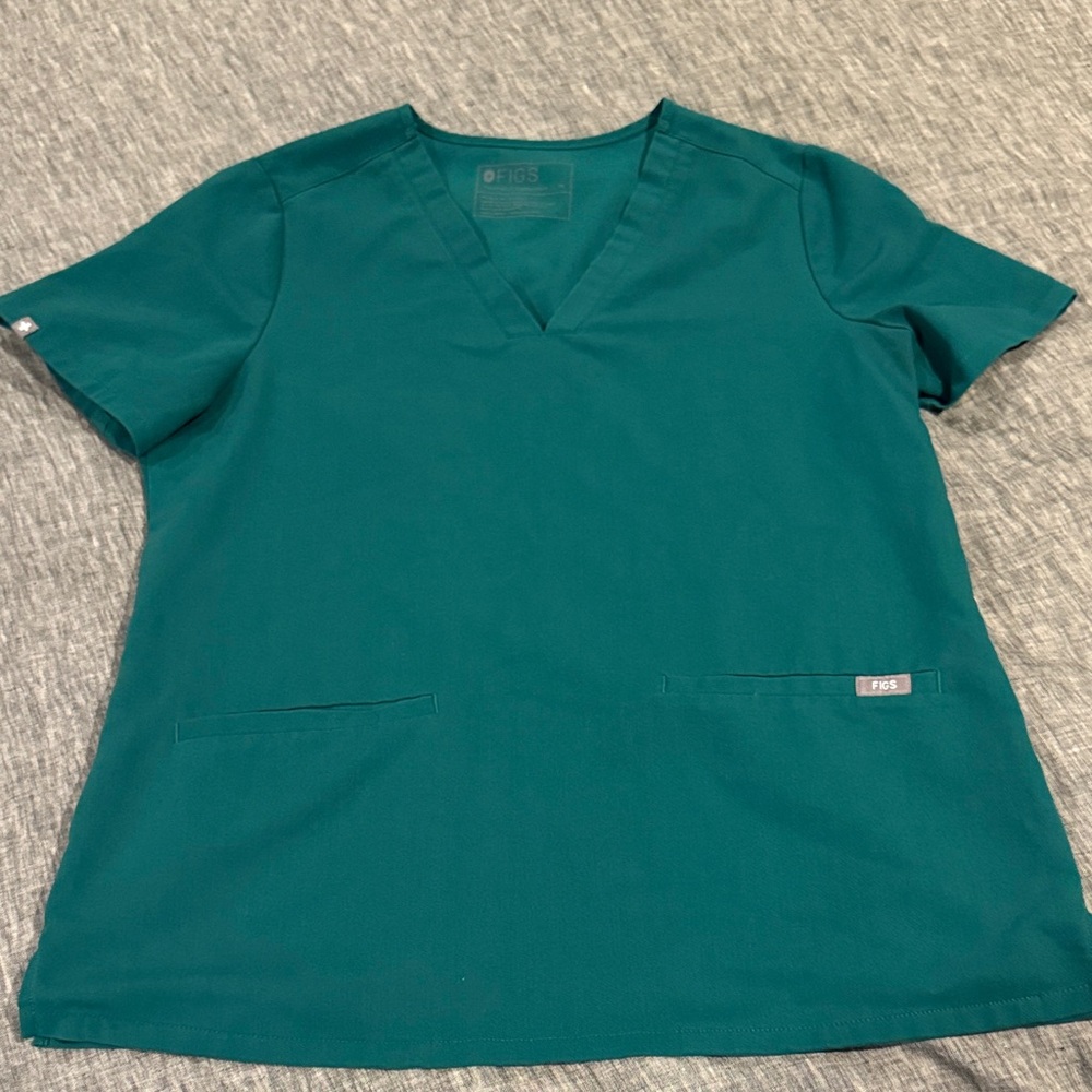 Figs Women's Deep Teal Blouse